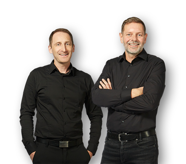 Fabien Ihlenfeld und Marc Eppinger sind die Gründer und Geschäftsführer von VISIONICE.